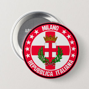 Milano 3 inch round button