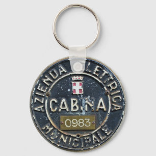 Milano Azienda Elettrica Municipale Cabina Keychain