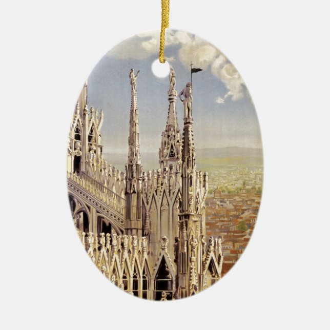 Milano Ceramic Ornament (Front)