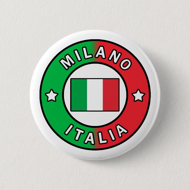 Milano Italia 2 Inch Round Button (Front)