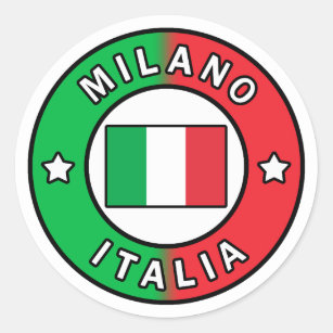 Milano Italia Classic Round Sticker