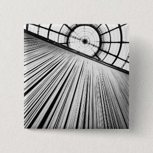 Milano Italy, Display at the Galleria 2 Inch Square Button