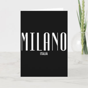 Milano Milan Italy Clic Graphic Designer Fashion S Card