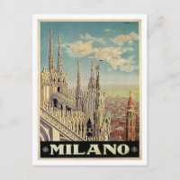 Milano Milan Italy Vintage Travel