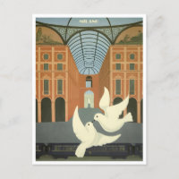 Milano, Milan Italy Vintage Travel Postcard