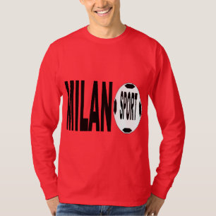 MILANO SPORT Basic Red T-Shirt