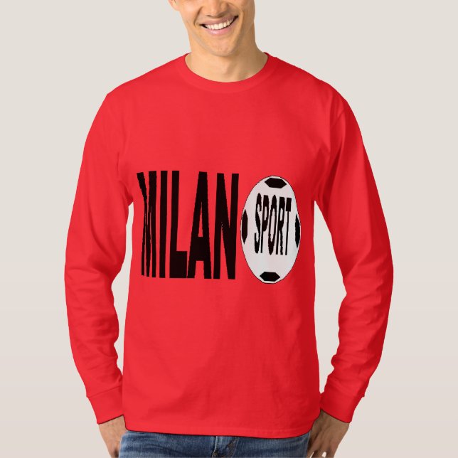 MILANO SPORT Basic Red T-Shirt (Front)