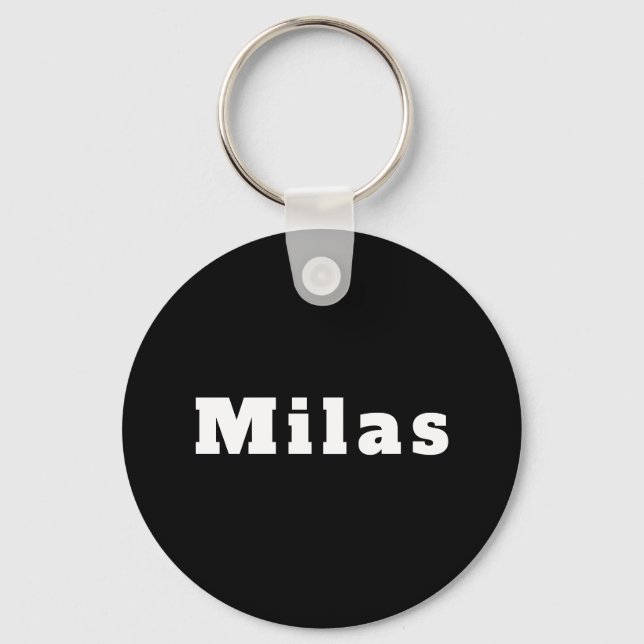 Milas Keychain (Front)