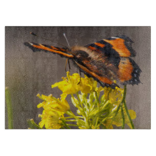 Milbert's Tortoiseshell Butterfly Close Up Cutting Board