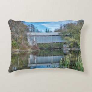 Milby Covered Bridge Decorative Pillow