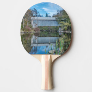Milby Covered Bridge Ping Pong Paddle
