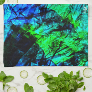 Mild blue abstract kitchen towels,Smooth textured  Kitchen Towel