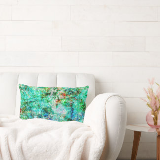 Mild blue abstract Throw Pillow,Minimalis abstract Lumbar Pillow