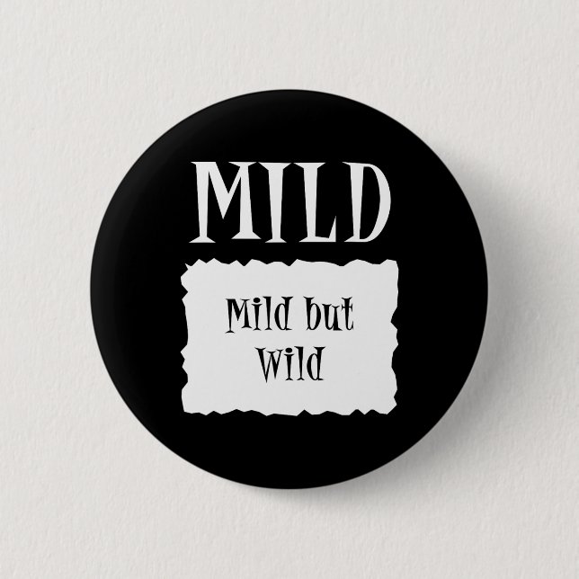 Mild - Hot Packet Halloween Taco Costume  2 Inch Round Button (Front)