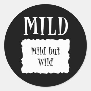 Mild - Hot Packet Halloween Taco Costume Classic Round Sticker