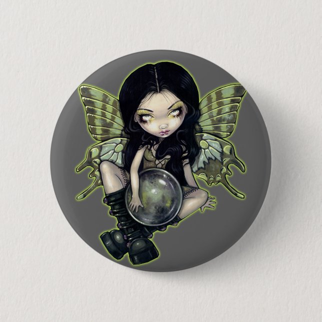 "Mildew" Fairy Button (Front)