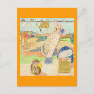 Mildred Soapfish's Wash Factory Postcard