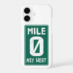 Mile 0 Key West Florida Vintage Road Sign 