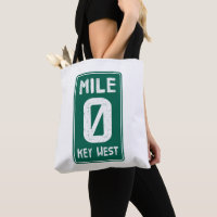 Mile 0 Key West Florida Vintage Road Sign 