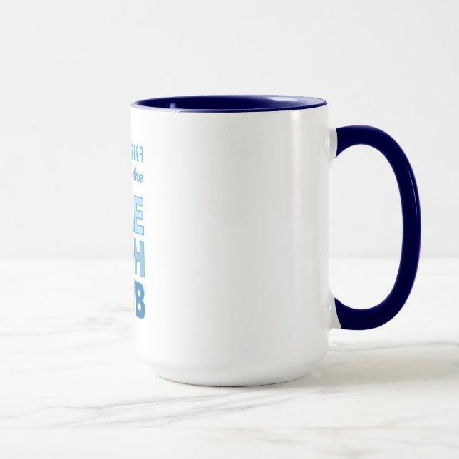 Mile High Club mug - choose style & colour (Right)