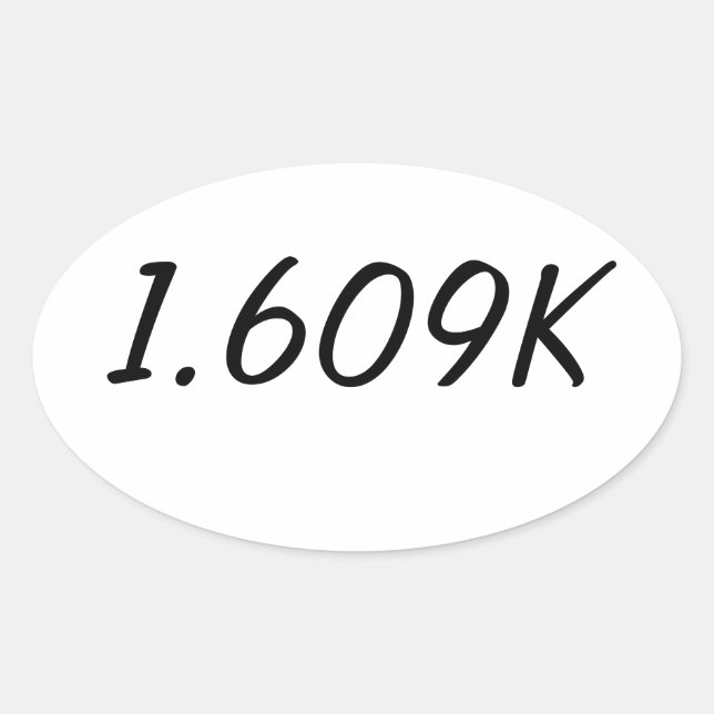 Mile Sticker (Front)