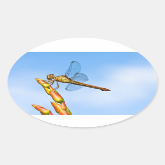 miles behind me oval sticker