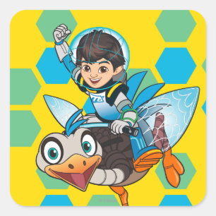 Miles Callisto & MERC Robotic Sidekick 2 Square Sticker