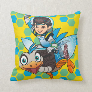 Miles Callisto & MERC Robotic Sidekick Throw Pillow
