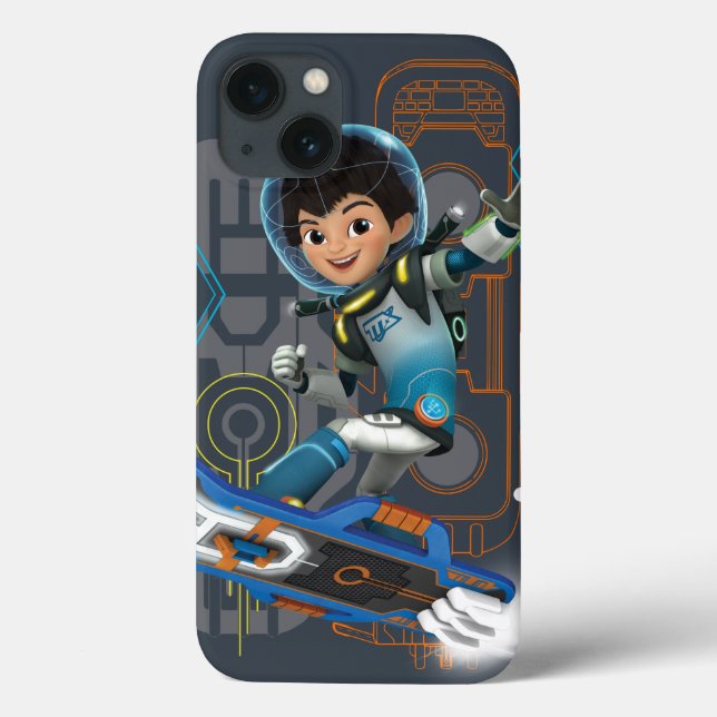 Miles Callisto On His Blastboard Graphic Case-Mate iPhone Case (Back)