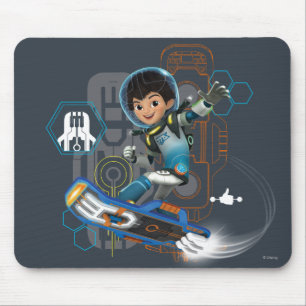 Miles Callisto On His Blastboard Graphic Mouse Pad