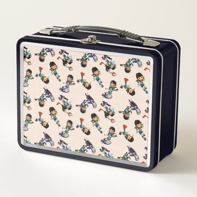 Miles Callisto Pattern Metal Lunch Box (Front)