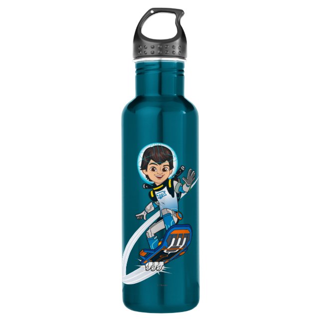 Miles Callisto Riding His Blastboard 710 Ml Water Bottle (Front)