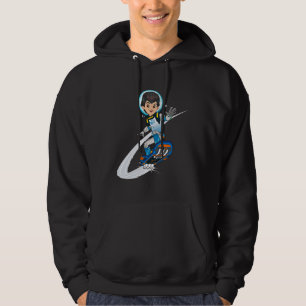 Miles Callisto Riding His Blastboard Hoodie