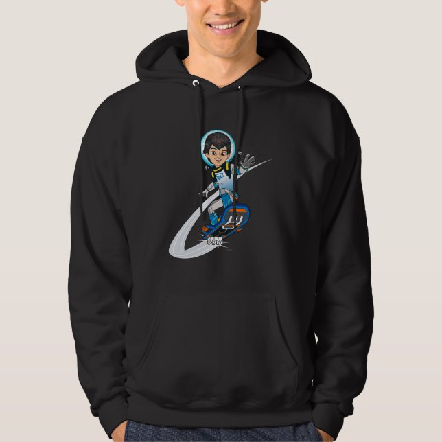 Miles Callisto Riding His Blastboard Hoodie (Front)