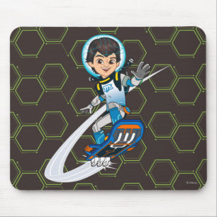 Miles Callisto Riding His Blastboard Mouse Pad
