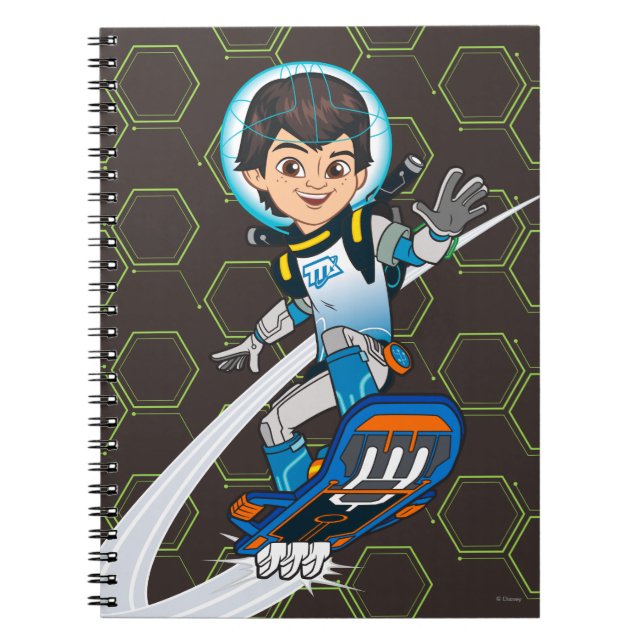 Miles Callisto Riding His Blastboard Notebook (Front)