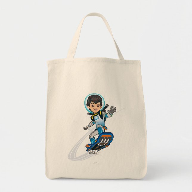 Miles Callisto Riding His Blastboard Tote Bag (Front)