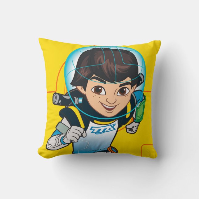 Miles Callisto Running Throw Pillow (Front)