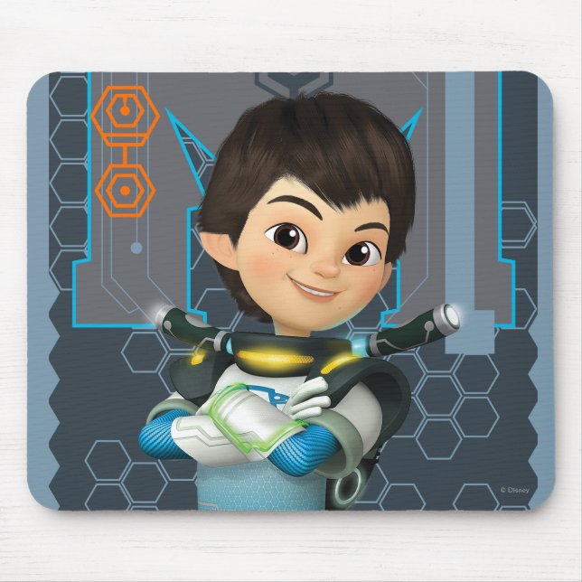 Miles Callisto Tech Graphic Mouse Pad (Front)