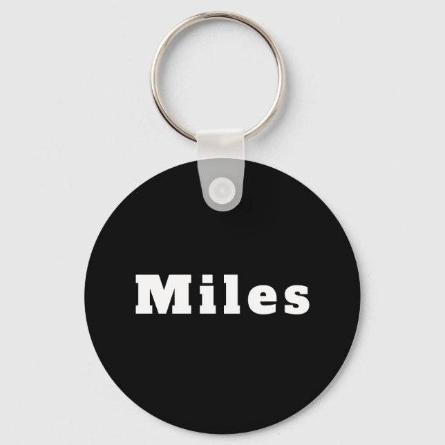 Miles Keychain (Front)