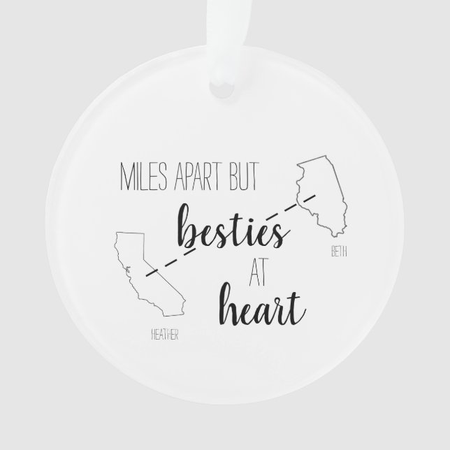 Miles, mais des kilomètres pour l'état Heart Best  (devant)