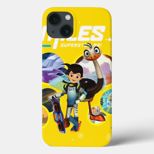 Miles Superstellar & MERC Robotic Sidekick Case-Mate iPhone Case (Back)