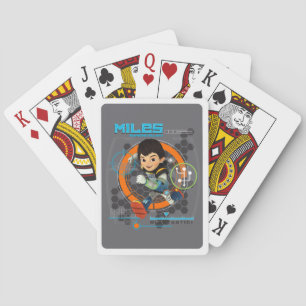 Miles Superstellar Running Graphic Playing Cards