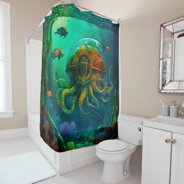 Miles Under the Sea Art Illustration Steampunk Sho (In Situ)