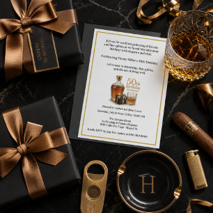 Milestone 50th Birthday Celebration Invitation 