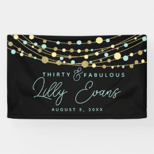 Milestone birthday banner customise, 50th