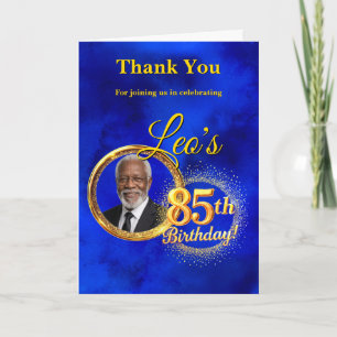 Milestone Birthday Folded Thank You Card