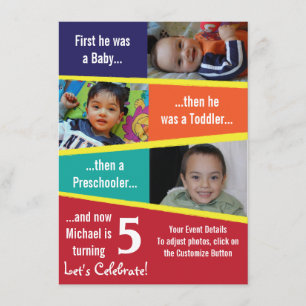 Milestone Birthday Invitation