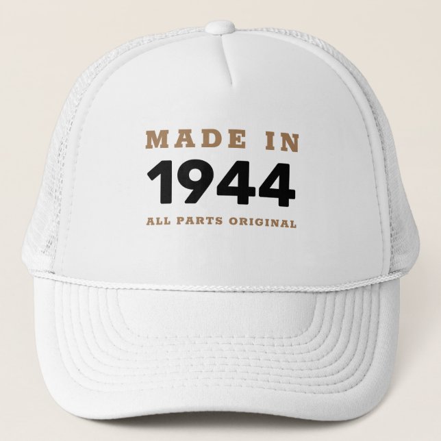 Milestone Birthday Trucker Hat (Front)