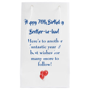Milestone Custom Birthday Gift Bag